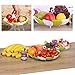 Premium Designer Fruit Bowl & Candy Dish is the Ultimate Tray/Platter & Plate, FREE 6 Stainless Steel Forks Included, Awesome Fruit Basket for Parties, Weddings, Baby Showers, Office, Shatter Proof