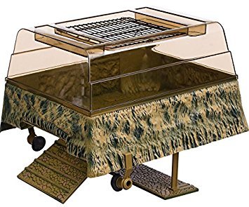 Penn Plax Reptology Life Science Turtle-Topper Above-Tank Basking Platform (Natural Green)