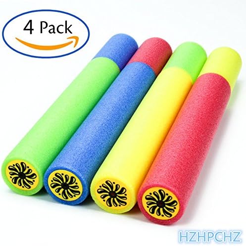 Hzhpchz 4 Pack - Foam Water Gun Mini water Blaster Easy Light Weight Water Shooter - Water Soaker, Party Favors 10“