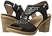 Dansko Women's Deandra Heeled Sandal, Black Nubuck, 38 EU/7.5-8 M US