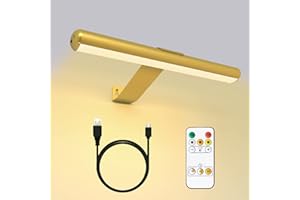 Arixinks Wireless Picture Light for Art Painting with Remote Control, Rechargeable Battery Picture Light Dartboard Light, Full Metal 300lm Brightness Adjustable,Artwork Light for Pictures Gallery