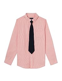 Camiseta de manga larga para niño con corbata