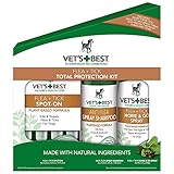 Vet's Best Complete Flea and Tick Protection Kit, 3 Piece Set