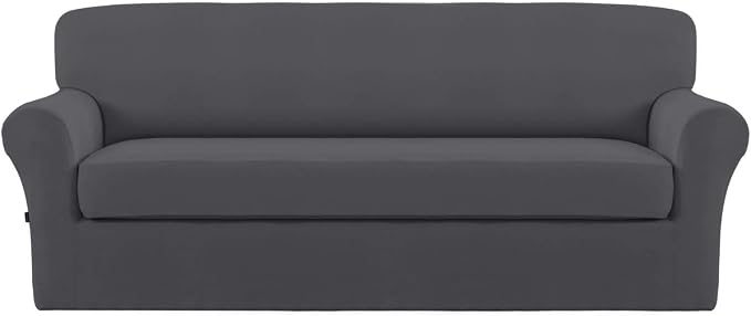 PETCUTE Sofabezug – Stretch-Jacquard, Waschbar, Rutschfest, Für 2-4-Sitzer, In Verschiedenen Größen