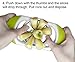 Premium Apple Slicer Corer - 100% Non-Magnetic Stainless Steel Blades, White