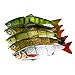 Isafish Fishing Lure 4 Sections Swimbait Bait Tackle