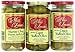 Miss Leone's Stuffed Queen Olives, Onion, Martini Pimento, Caper, 12-Ounce Jars (Pack of 3)