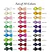 Baby Hair Clips and Bows 2 Inch Fully Lined Tiny Barrettes for Baby Girls Toddler Infants and Kids