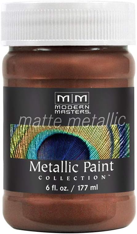 Modern Masters MM20506 Collection Metallic Paint, 6 oz, Matte Antique Copper