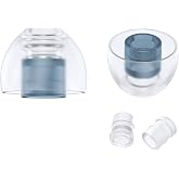 SpinFit NEO for IEM - M - Silicone Patented Eartips for Replacement, Secure Fit and Supreme Comfort, Reduce Allergic Reaction, One Set Fits Normal and Thin Nozzles (1 Pair)(with Inserts)