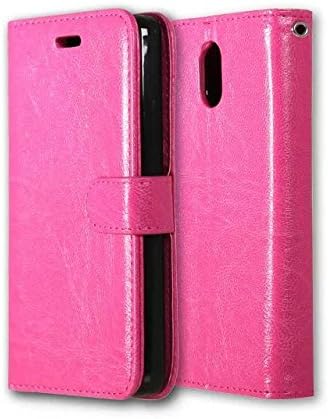 Lenovo Vibe P1M Case, Synthetic PU Leather Case Solid Color Wallet Stand Case Silicone Cover for Lenovo Vibe P1M (Color : Rose, Size : Lenovo Vibe P1M)