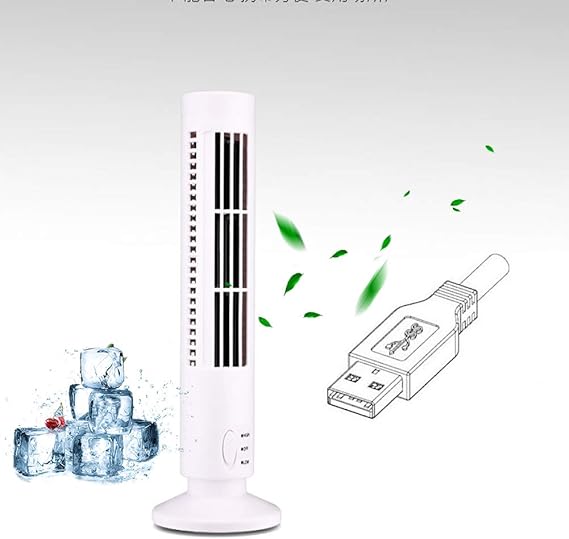 Mini Ventilador de Mesa USB Tipo Torre, Ventilador de Prueba sin ...