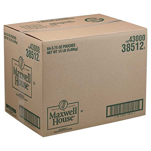 Maxwell House Decaf Coffee, 3.75 oz. pack, Pack of 64
