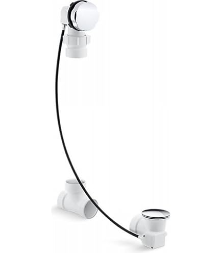 Kit De Vidange Baignoire Kohler Clearflo K-7272-CP - Chrome Poli - Avec Trop-plein