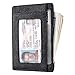 Minimalist Slim Front Pocket Wallets for Men or Women with RFID Blocking & Genuine Leather