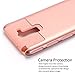 SKYLMW LG Stylus 2 Case, LG G Stylo 2 2in1 Hybrid Heavy Duty Case,Impact Resistant Shock-Absorption Case,Dual Layer Armor Full-Body Protective Case LG Stylus 2 / G Stylo 2 (LS775) Rose Gold