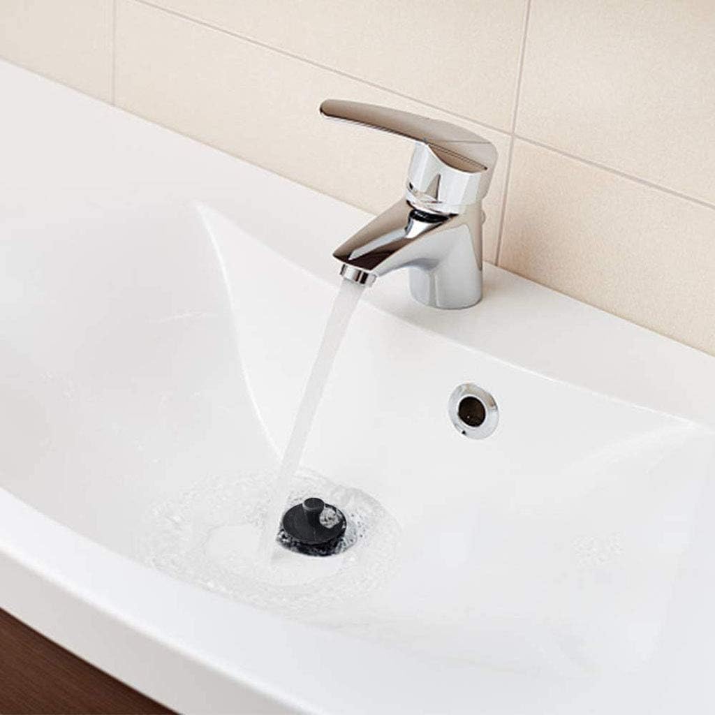 Tub Stopper, Universal Bathtub Stopper, Bathroom Sink Drain Plug, Universal Silicone Drain Stopper Bath Plug for Kitchen Bathtub Sink Drains (2, white) - - 