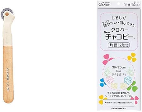 Amazon Clover S ソフトルレット Newチャコピー 片面 5色セット 24 145 セット買い 裁縫用印付けツール 通販