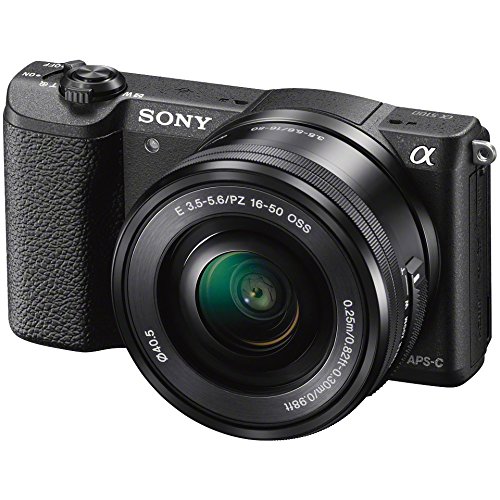 Sony-Alpha-A5100-Wi-Fi-Digital-Camera-16-50mm-Lens-Black-with-64GB-Card-Case-Battery-Charger-Tripod-Filters-TeleWide-Lens-Kit