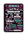 First Day of School Princess Reusable Easy Clean Metal Tin Back to School Chalkboard Style Photo Prop Metal Sign 8'' x 12''- Customizable with Liquid Chalk Markers