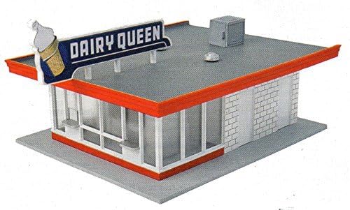 HO Scale Walthers Vintage Dairy Queen Building Kit for Model Train Layout by Walthers Cornerstone
