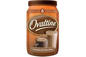 Ovaltine Chocolate Malt Drink Mix, 12-Ounce Container (Pack of 4)