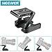 NEEWER Folding Z Flex Tilt Head Tripod Ball Head Quick Shoe QR Plate, Aluminum Alloy Camera Bracket Bubble Level, Compatible with Canon Nikon Camera Camcorder, Tripod, Slider Rail(Black)