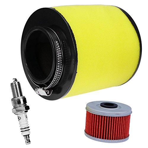 NEW Air Filter, Oil Filter & Spark Plug Replacement For Honda Rancher 350 / Foreman 400 & 450 1992-2000 Fourtrax 300
