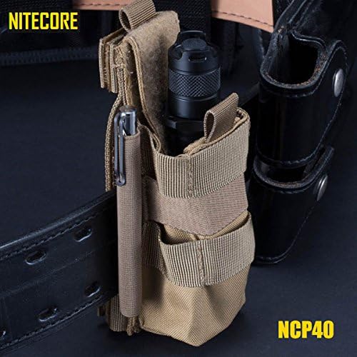 Nitecore NCP40 Durable Nylon Multifunction Holster 6.3''x2.16''x1.97'' (Color Black)