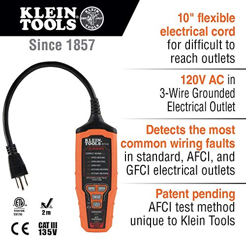 Klein Tools ET310 AC Circuit Breaker Finder, Electric Tester With