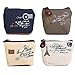 Retro Money Bag Small Cute Coin Purse(Pack of 4) (Pattern 1)