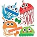 Baker Ross Jellyfish Plate Kits (Pack Of 5) For Kids To Make, 15.5cm, Assorted