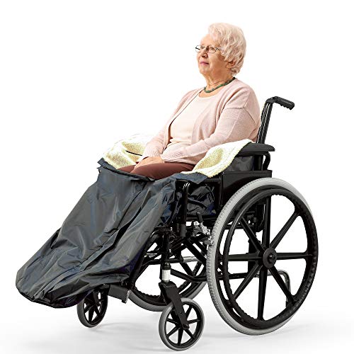 Universal-Fleece-Lined-Wheelchair-Cover-with-Inside-Pocket-Easy-Access-Zip-Waterproof-Outside-Cosy-Warm-Inside-Covers-Leg-Lower-Body-Protects-from-Cold-Wind-or-Rain