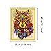 5D DIY Special Shaped Diamond Painting Kit, 15.7X 11.8 Inch Crystal Rhinestone Diamond Embroidery Paintings Pictures Arts Craft for Home Wall Decor （Green Wolf）