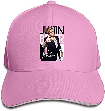 AegeanSea Justin Pop Bieber Singer Adjustable Baseball Cap Pink