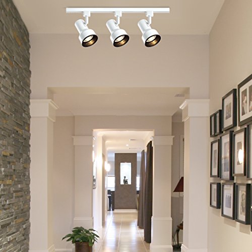 Catalina Lighting 13925-007 Basic 3 Step Liner Track Lighting Kit, Medium, White