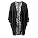Cardigan Jacket,Morecome Womens Lady Casual Knit Sleeve Sweater Coat (XL, Black)