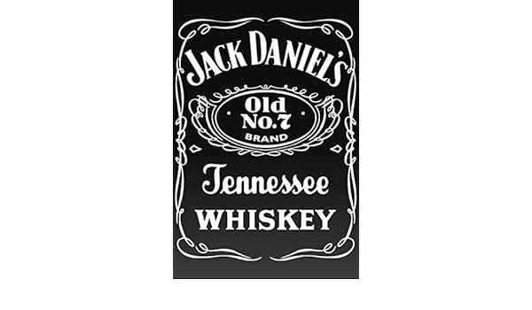 budhasuite Vinilo Decorativo Jack Daniels.S .(60x40cm.Aprox ...