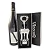 VinousQ Premium Wing Corkscrew, All-in-one Luxury Wine Bottle Opener for Easy Cork Removal, Ready to Wrap Gift Box. Risk Free. Enhance Your Fine Dining Experience Now!