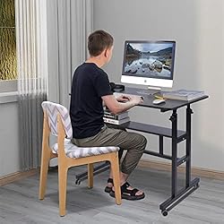 AIZ Mobile Standing Desk, Adjustable Computer Desk