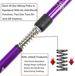 Aihoye Hiking Trekking Poles, 2 Pack