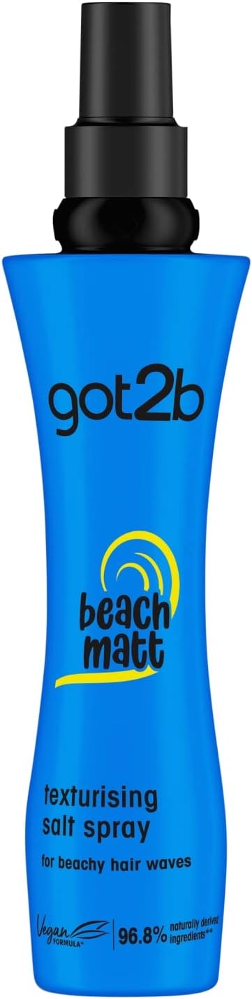 got2b Beach Matt Texture Sea Salt Hair Spray Medium Hold Waves Matt Finish 200ml