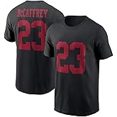 Gridiron Grip Christian McCaffrey #23 San Francisco Football 100% Cotton Shirt Jersey Men's Adult
