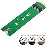 SHINESTAR M.2 NGFF SSD to A1369 A1370 Adapter for 2010 2011 MacBook Air HDD Replacement, Converter Card Support 2230 2242 2260 2280 Solid State Drive