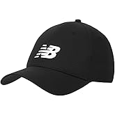 New Balance Adult Unisex 6 Panel Structured Stretch-Fit Performance Running Workout Gym Hat