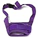 Bluecookies Dog Breathable Mesh Nylon Muzzles with Adjustable Velcro, Large, Purple