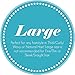 Stretch Double Comb for Thick Wavy Hair - Sturdy Quality, Easy Hairstyles and Long Lasting Updo's (Large, Pretzel Brown, Plastic)