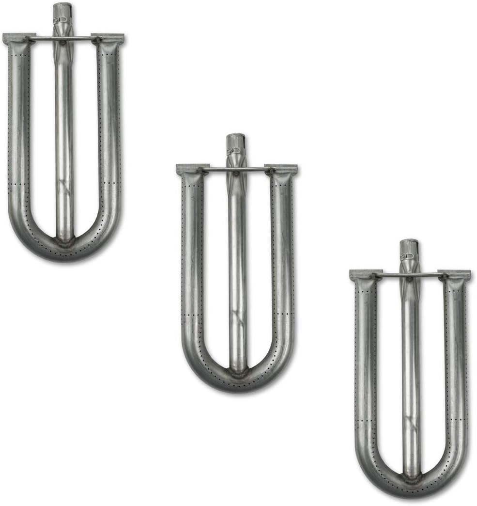 Votenli S1246A (3-Pack) Stainless Steel Burner Replacement for American Outdoor Grill Gas Grills 24NB, 24NG, 24NP, 24PC, 30NB, 30PC, 36NB, 36PC