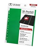 Ultimate Guard 18-Pocket Pages Side-Loading Green (10) Card Binders Sheets