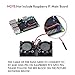 Raspberry Pi Cooling Fan and Pure Copper Heatsink Kit, for Raspberry Pi 3/2/B+.